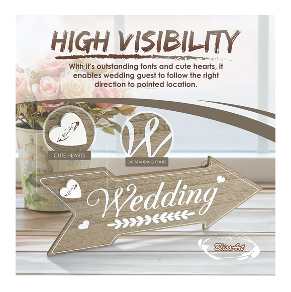 Rustic wedding sign - Picture 3 of 7